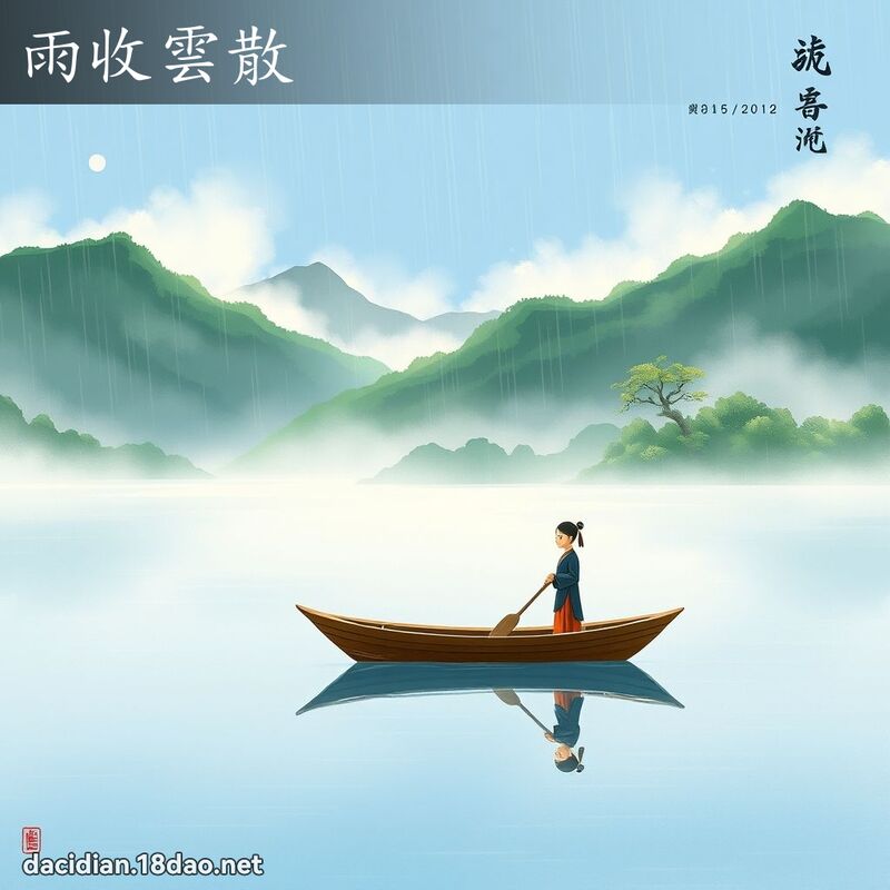 雨收雲散 配图