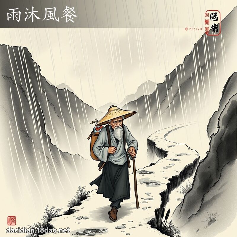 雨沐風餐 配图