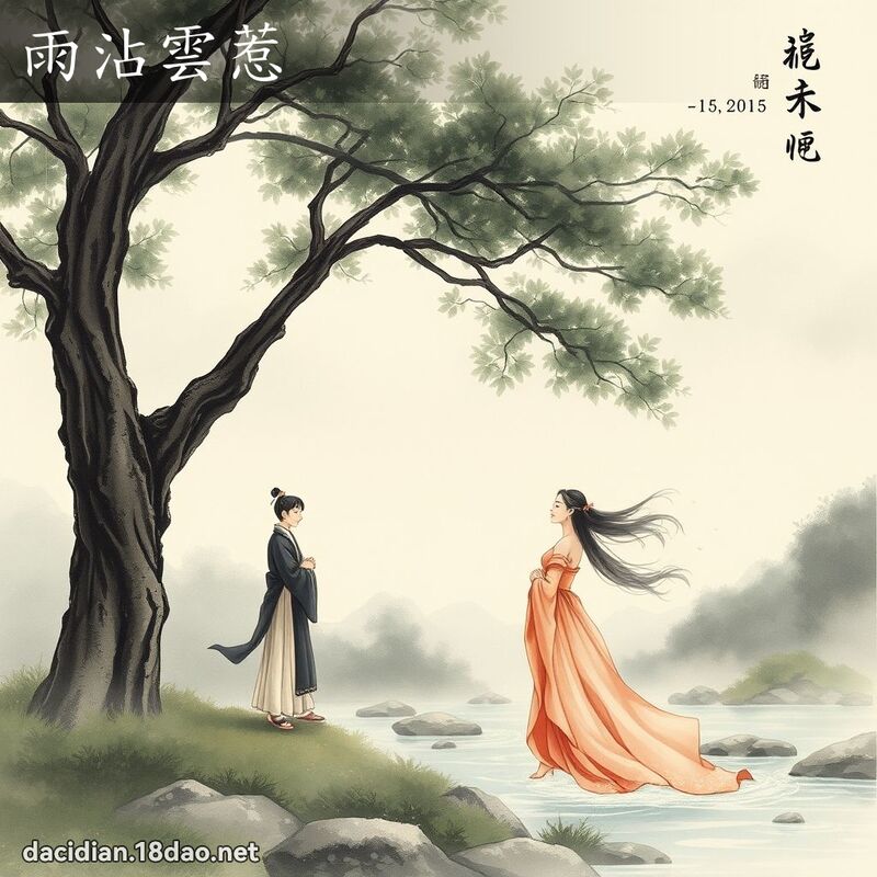 雨沾雲惹 配图