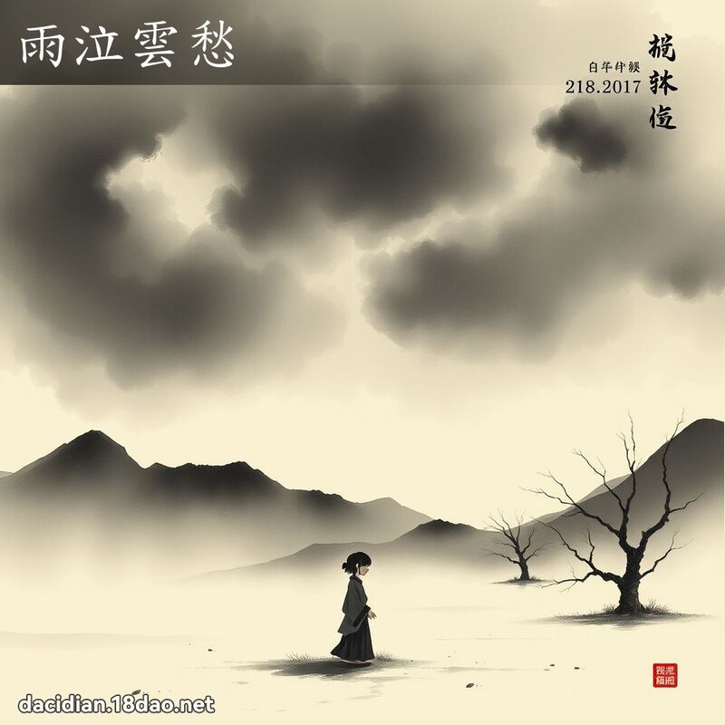 雨泣雲愁 配图