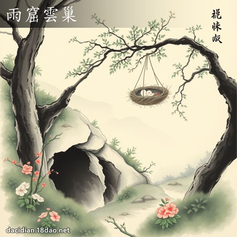 雨窟云巢 配图