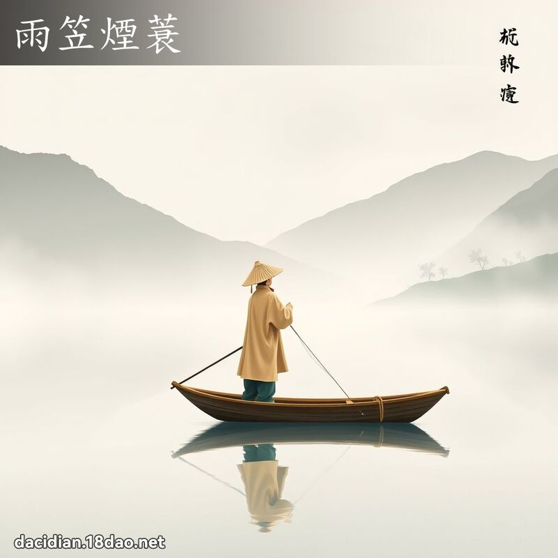 雨笠烟蓑 配图