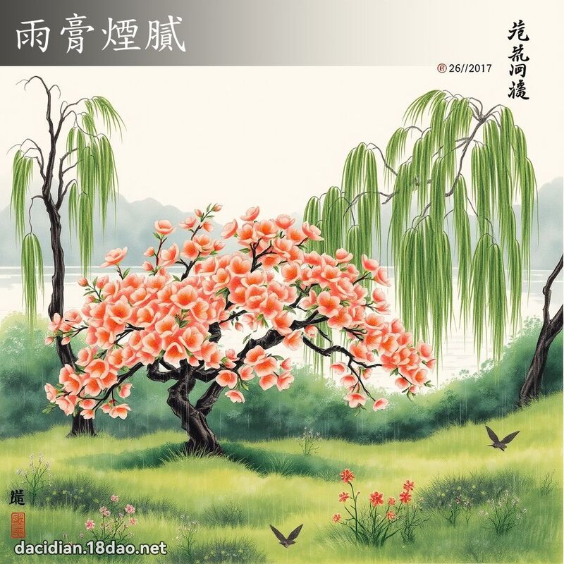 雨膏烟腻 配图