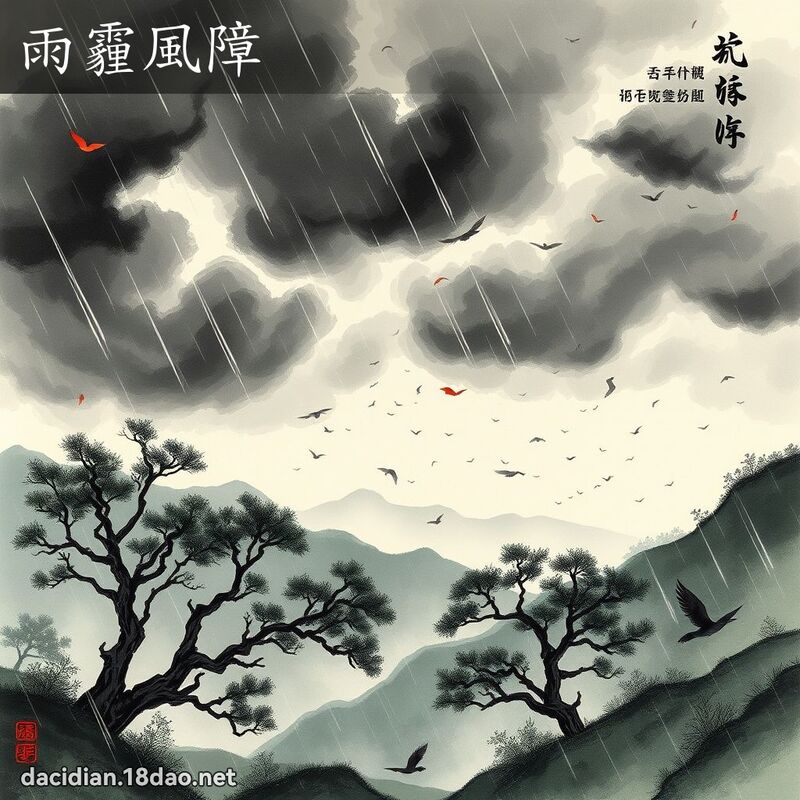 雨霾风障 配图