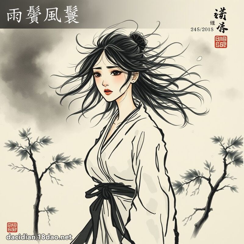 雨鬢风鬟 配图