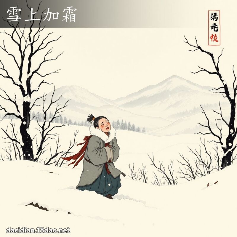 雪上加霜 配图