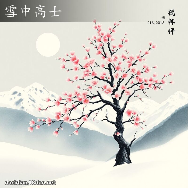 雪中高士 配图