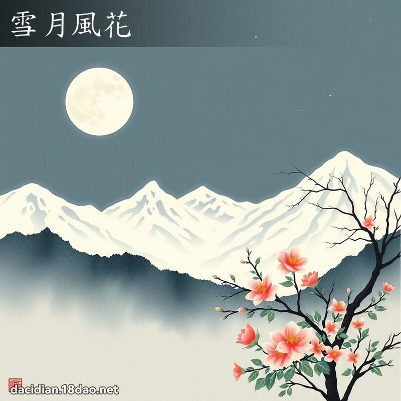 雪月风花 配图