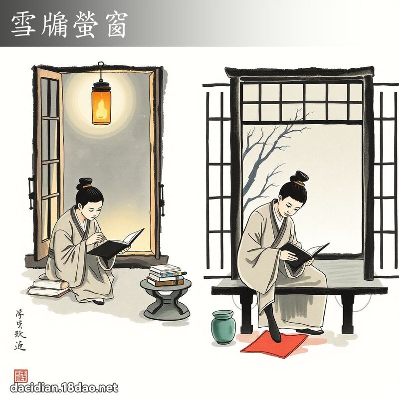 雪牖萤窗 配图