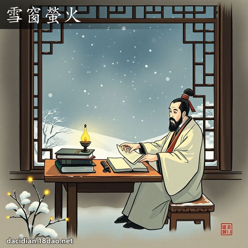 雪窗萤火 配图