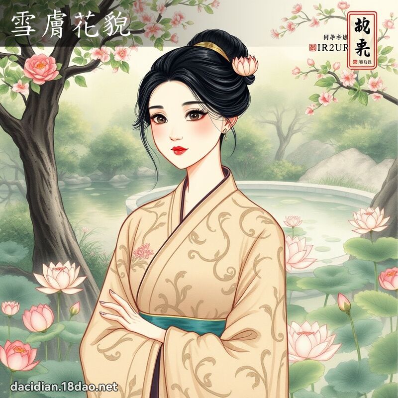 雪肤花貌 配图