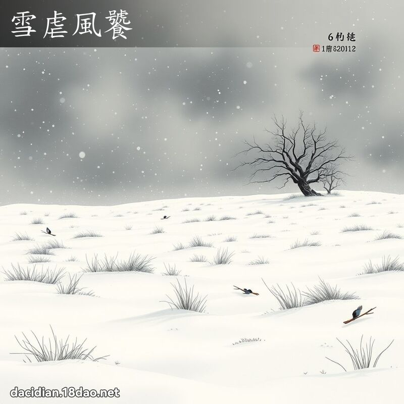 雪虐风饕 配图