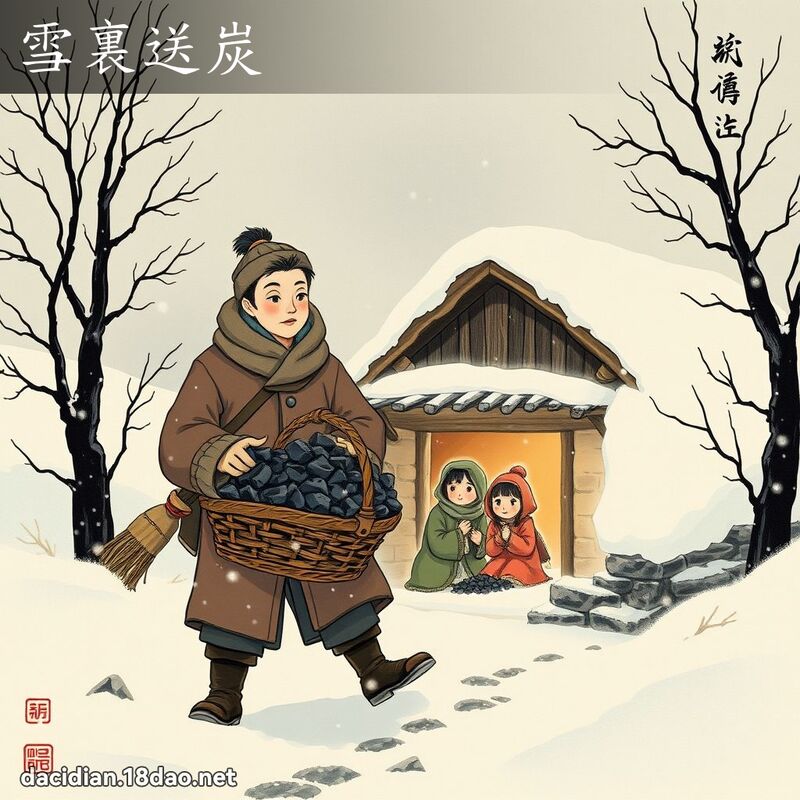 雪裏送炭 配图