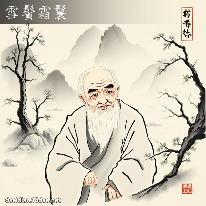雪鬢霜鬟 配图