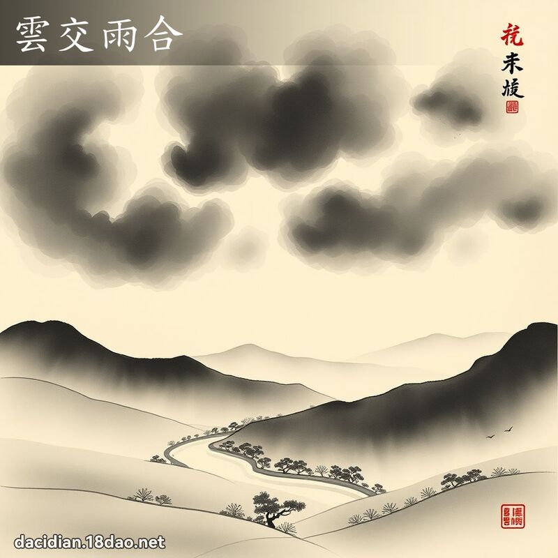 云交雨合 配图