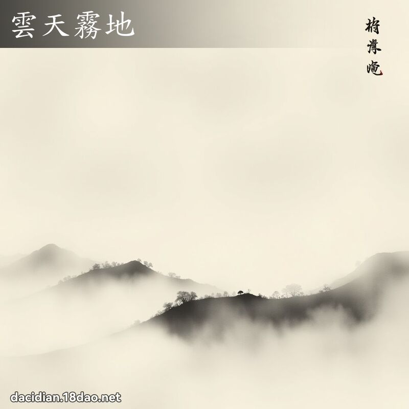 云天雾地 配图
