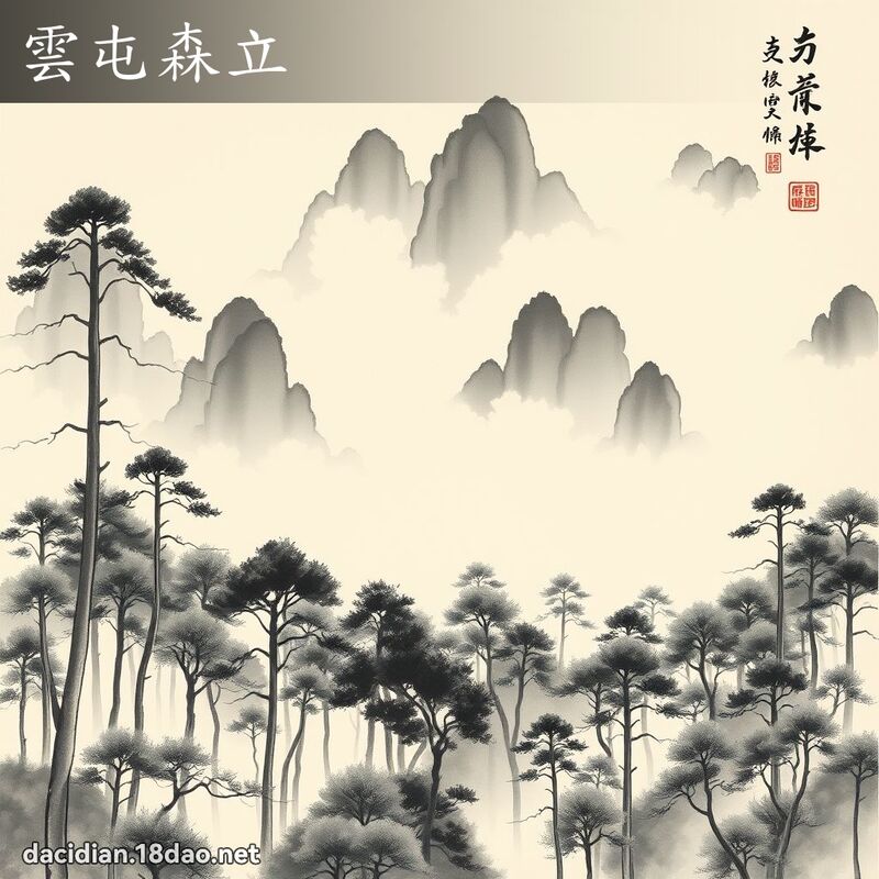 云屯森立 配图