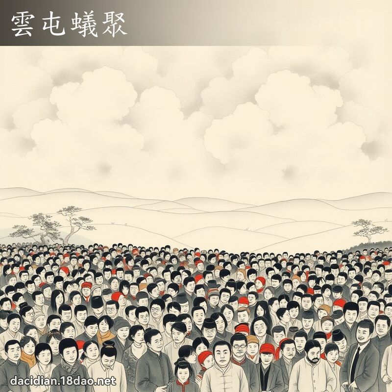 云屯蚁聚 配图