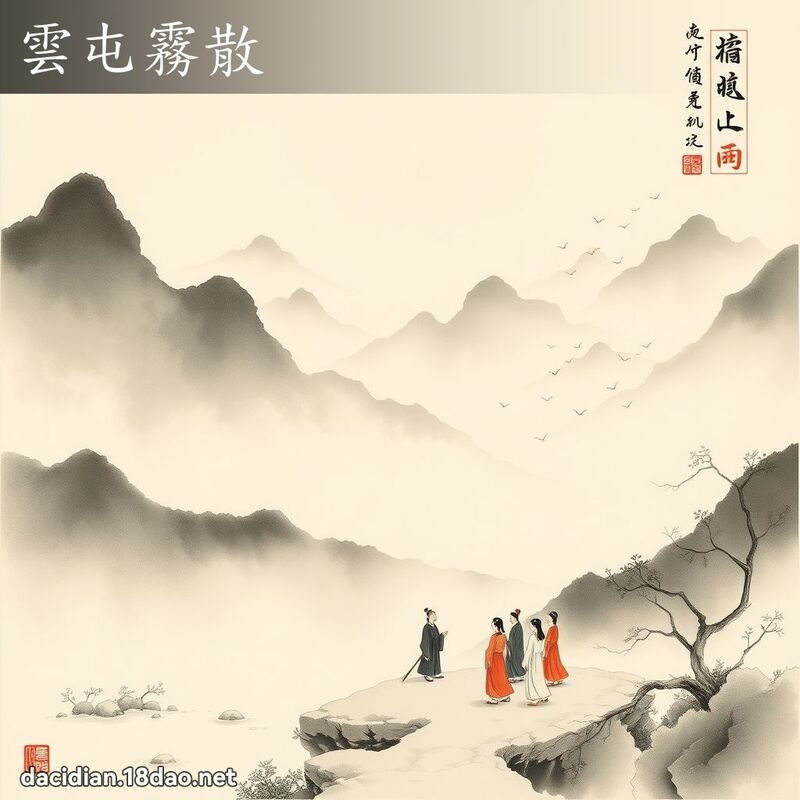 云屯雾散 配图