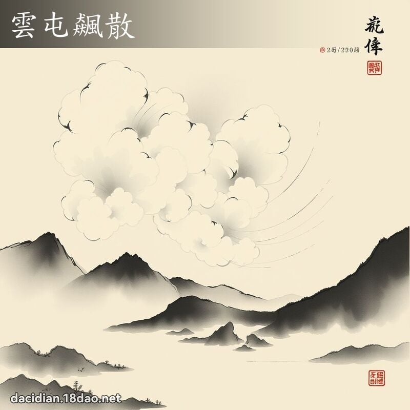 云屯飆散 配图