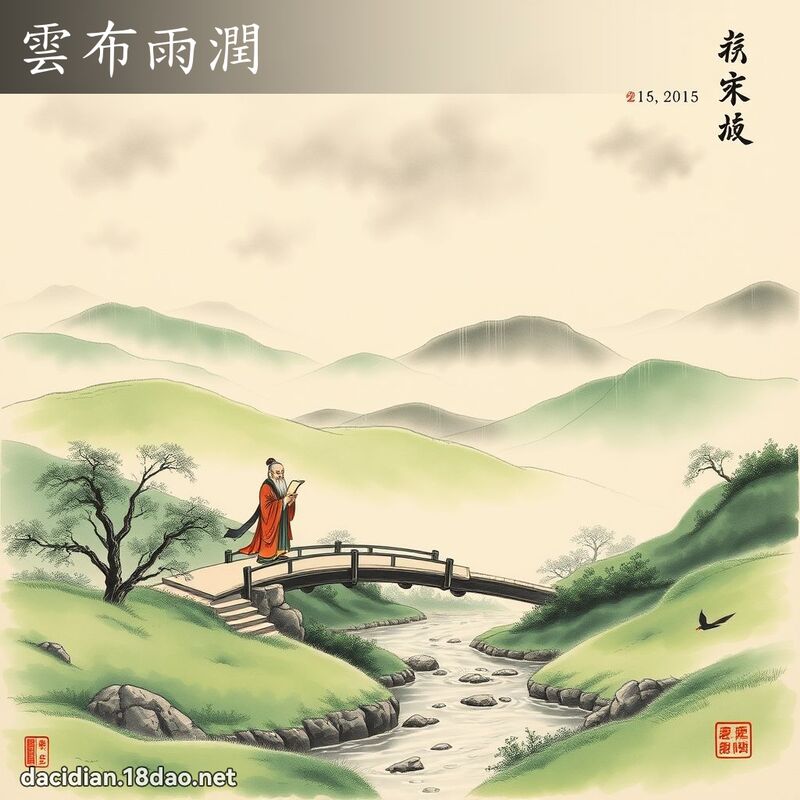 云布雨润 配图
