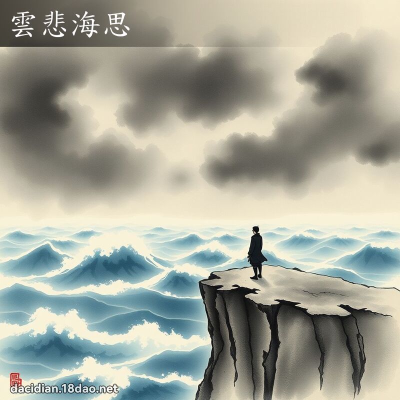 云悲海思 配图