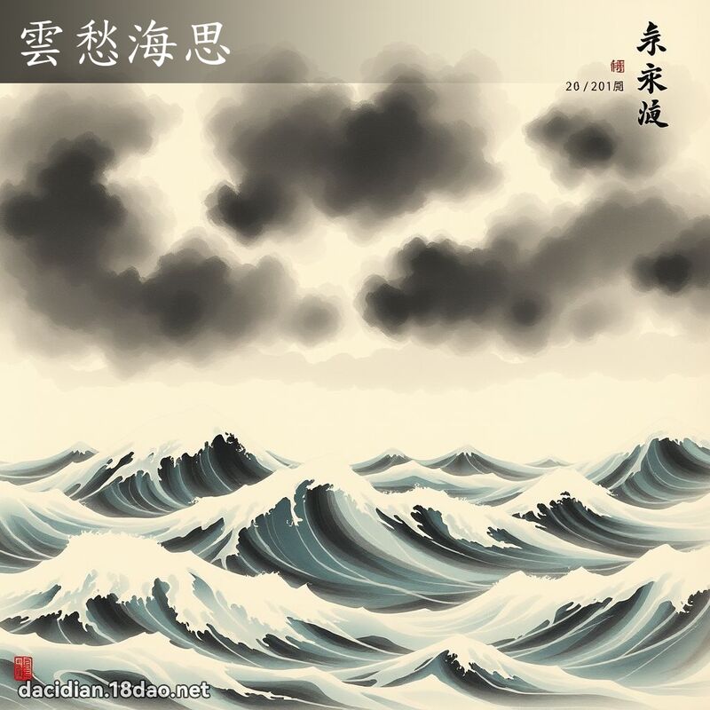云愁海思 配图