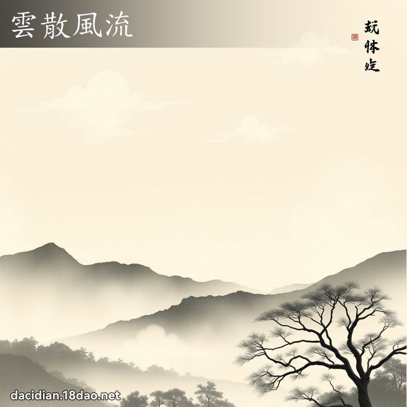雲散風流 配图