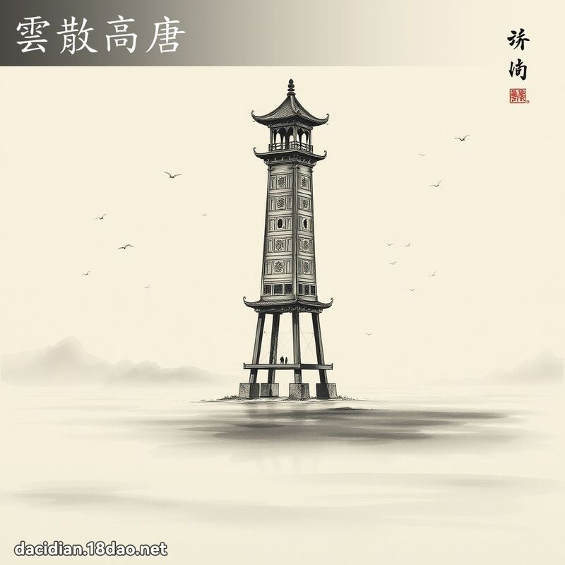 云散高唐 配图