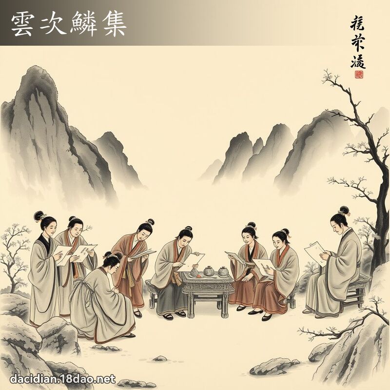 云次鳞集 配图