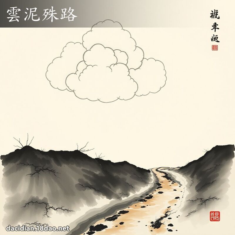 云泥殊路 配图