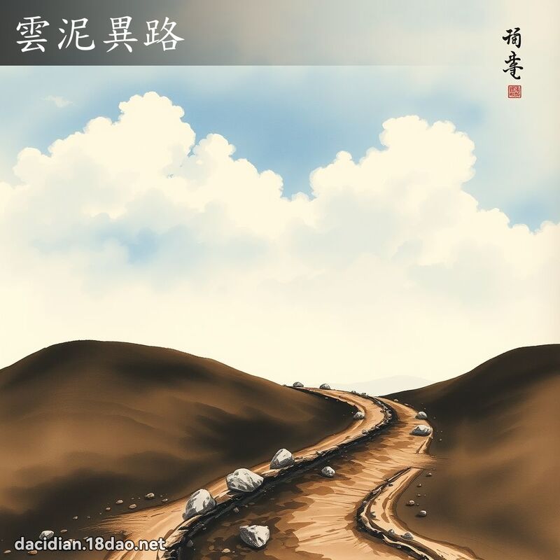 云泥异路 配图