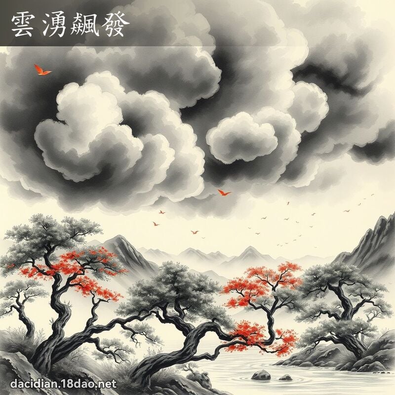 云涌飆发 配图