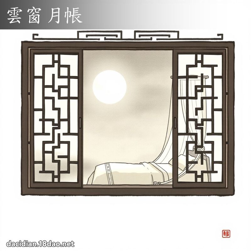 云窗月帐 配图