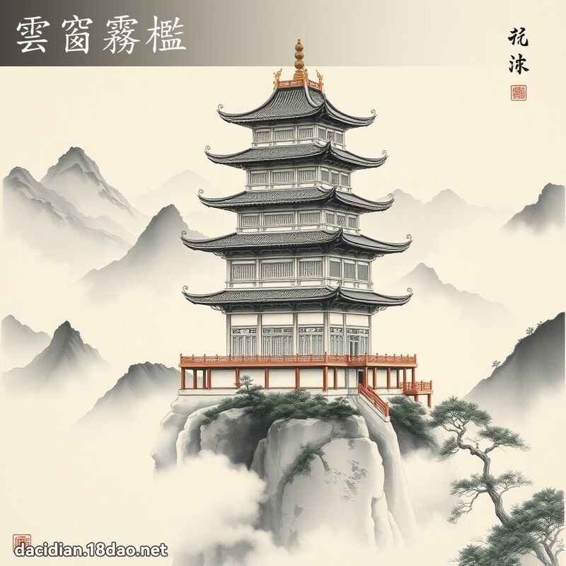 云窗雾槛 配图