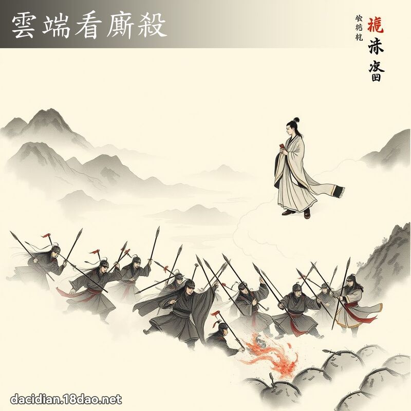 云端看廝杀 配图