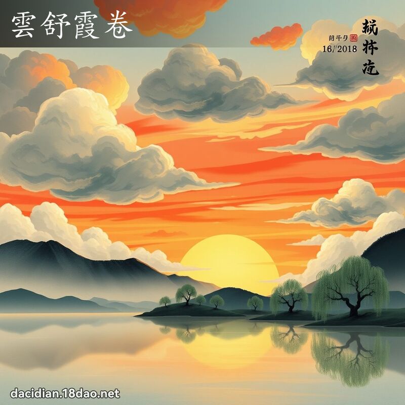 云舒霞卷 配图