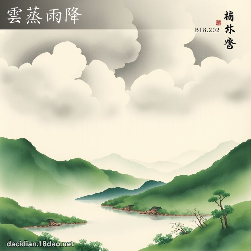 云蒸雨降 配图