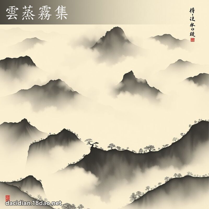 云蒸雾集 配图