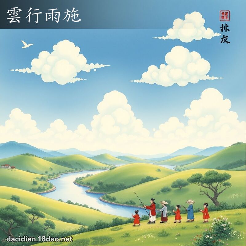 云行雨施 配图