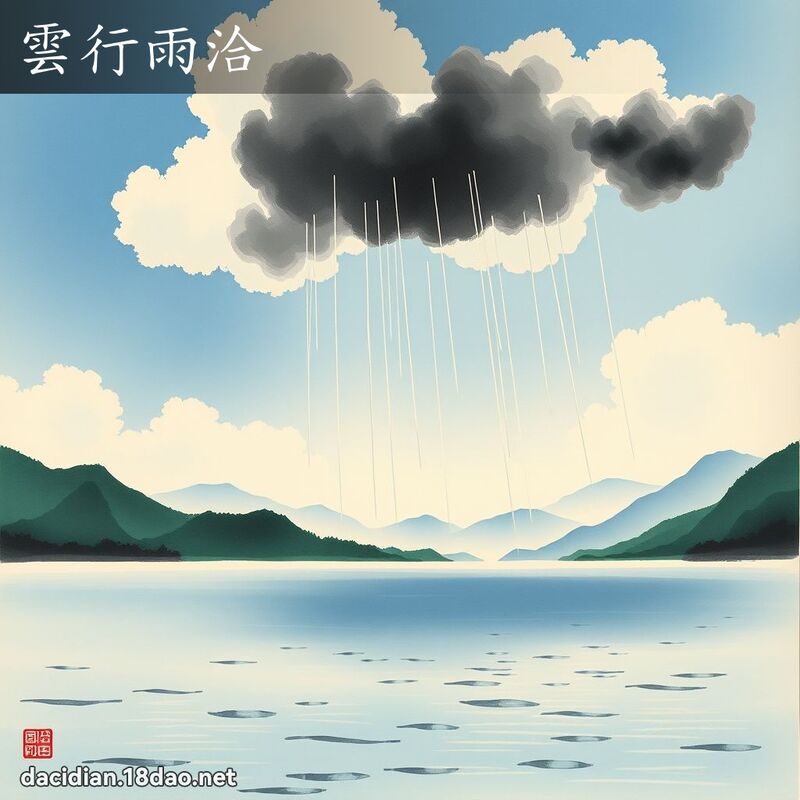 云行雨洽 配图