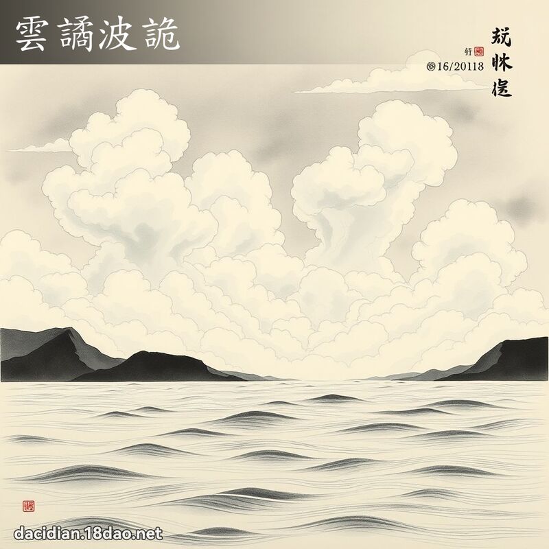 云譎波诡 配图