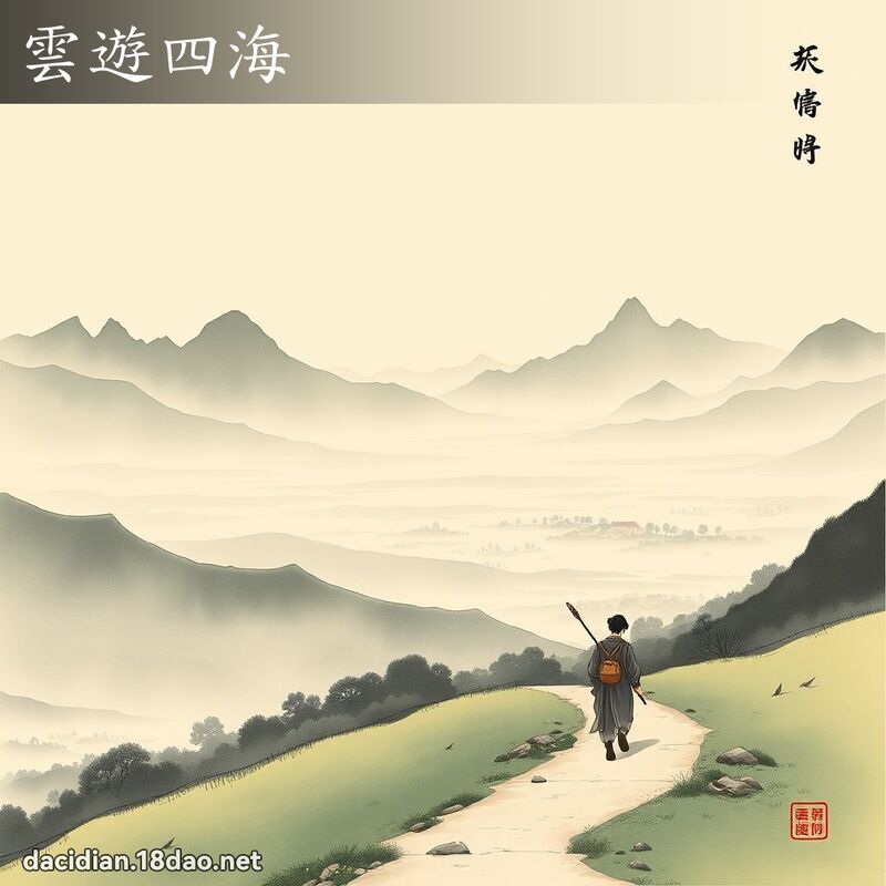 云游四海 配图