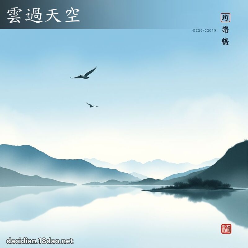 云过天空 配图