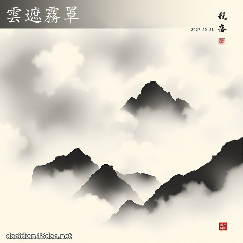 云遮雾罩 配图