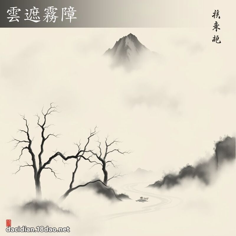 云遮雾障 配图