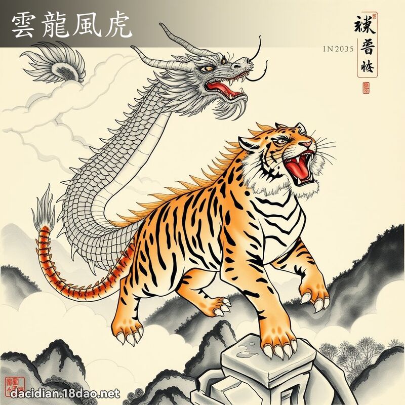 云龙风虎 配图