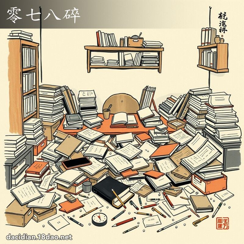 零七八碎 配图