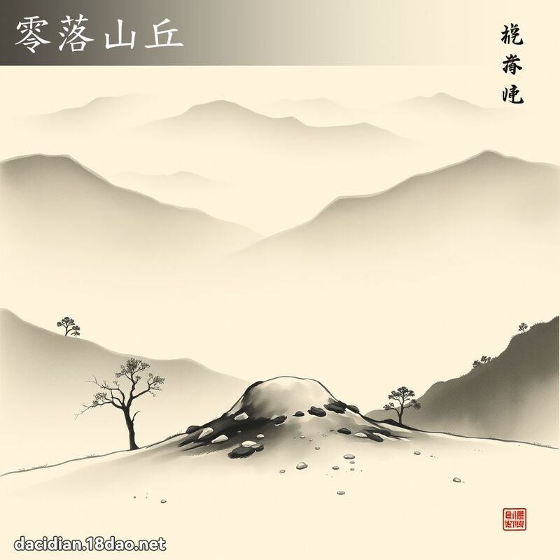 零落山丘 配图