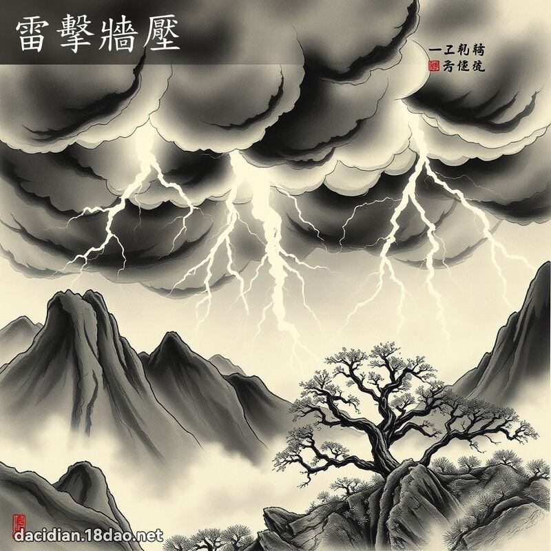 雷击墙压 配图